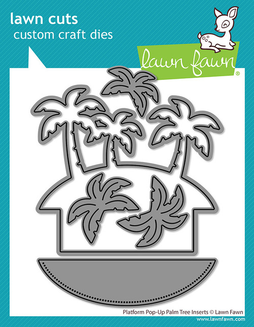 Lawn Fawn: Die, Platform Pop-Up Palm Tree Inserts