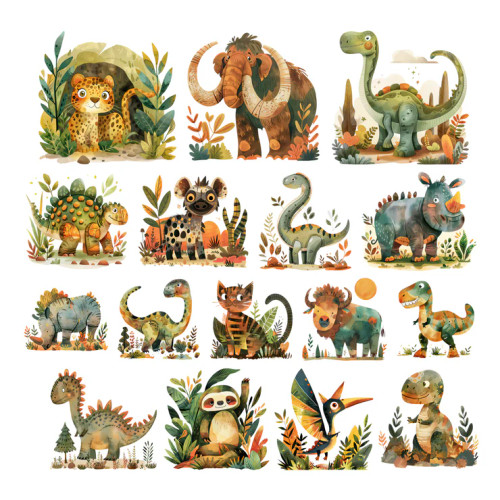 Simply Stated Design: Stone Age Critters Ephemera
