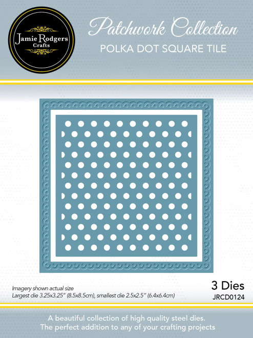 Jamie Rodgers Crafts: Polka Dot Square Tile Die Set