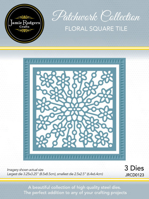 Jamie Rodgers Crafts: Floral Square Tile Die Set