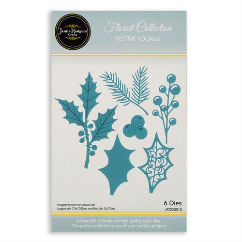 Jamie Rodgers Crafts:  Festive Foliage Die Set - Florist Collection