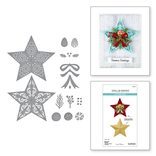 Spellbinders: Die Set, Barn Star Wreath