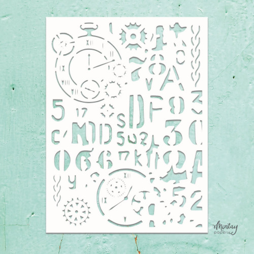 Mintay Papers: Mintay Kreativa Stencil, Mixed 10