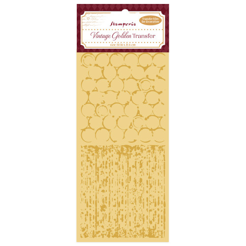 Stamperia: Vintage Golden Transfer, Backgrounds