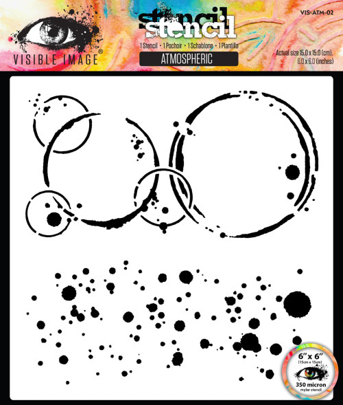 Visible Image: Atmospheric 6in x 6in Stencil
