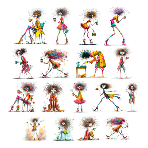 Simply Stated: Ephemera, Just A Splash Quirky Characters