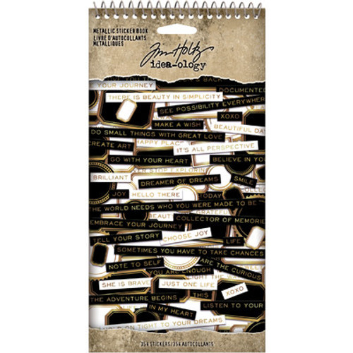 Tim Holtz: Idea-ology Metallic Sticker Book