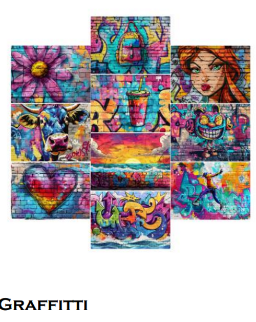 Simply Stated: A2 Card Front, Graffiti