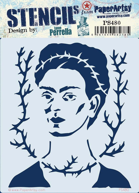 PaperArtsy: Stencil 480 {Lynne Perrella}