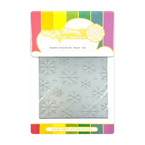 Waffle Flower: Dashed Snowflake Panel Die
