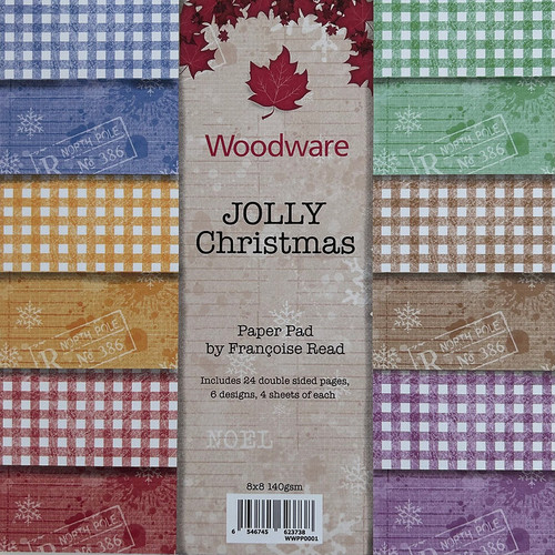 Woodware: Jolly Christmas Paper Pad by Francoise Read