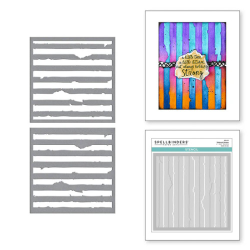Spellbinders: Tattered Stripes Stencils from the Beautifully Imperfect Collection Spellbinders: Tattered Stripes Stencils from the Beautifully Imperfect Collection