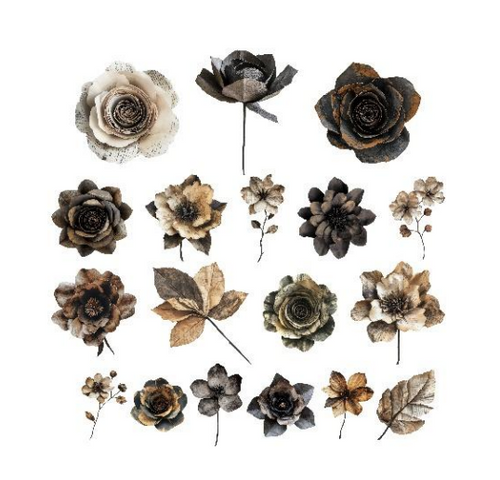 Simply Stated Design: Urban Grunge Floral Ephemera