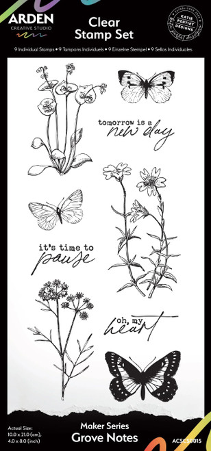 Arden Creative: Stamp Set, Grove Notes