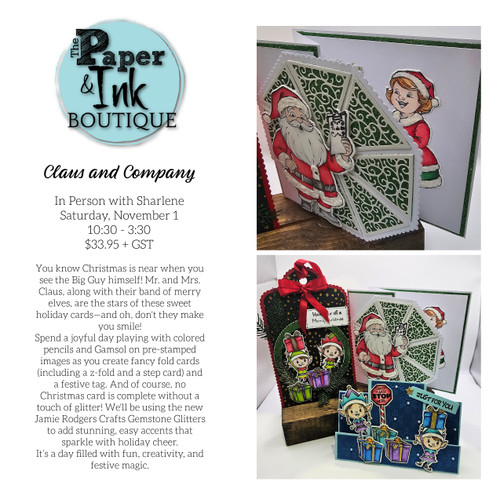 Sharlene A: November 1, In Person, Claus and Company Sharlene A: November 1, In Person, Claus and Company