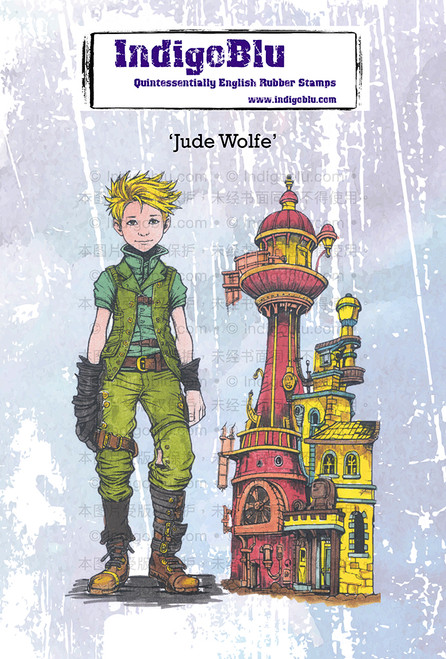 IndigoBlu: A6 Stamp, Jude Wolfe