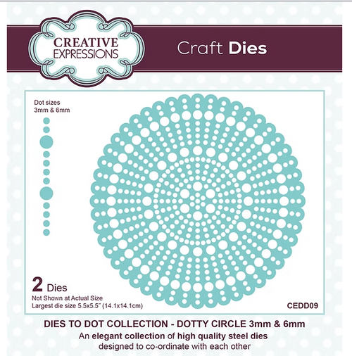 Creative Expressions: Die, Dotty Circle