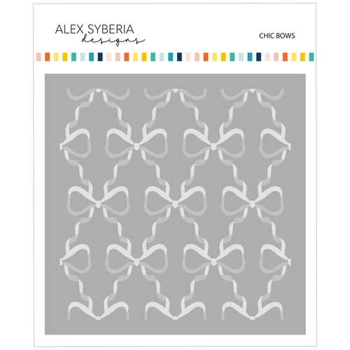 Alex Syberia Designs: Chic Bows Stencil Set