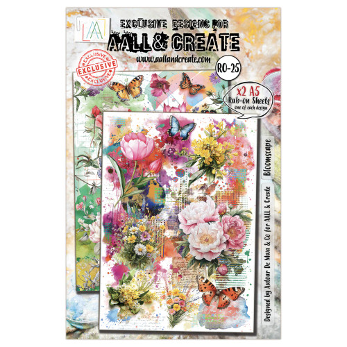 AALL and Create: A5 Rub-Ons - Bloomscape AALL and Create: A5 Rub-Ons - Bloomscape
