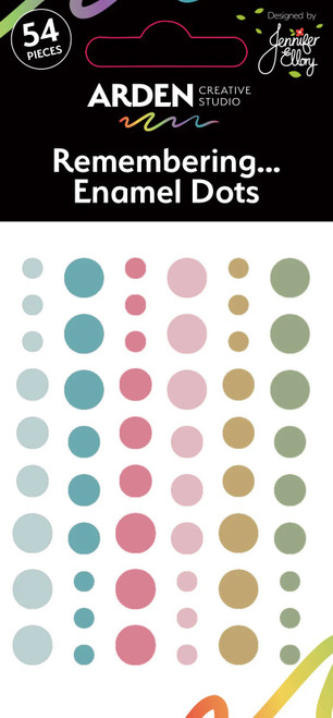 Arden Creative: Enamel Dots, Remembering....