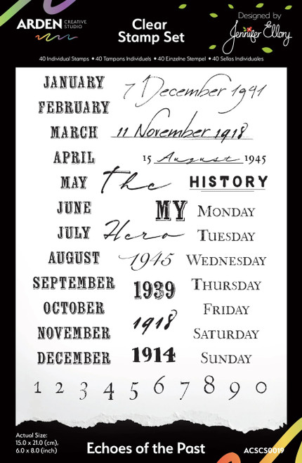 Arden Creative: Stamp Set, Echos Of The Past