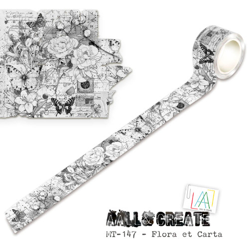 AALL and Create: Washi Tape 25mm x 10m - Flora et Carta (Layer-It-Up)