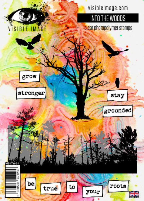 Visible Image:  Into The Woods - A5 Stamp Set