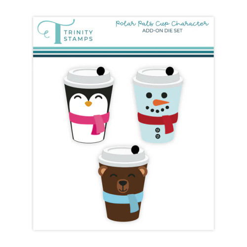 Trinity Stamps: Cup Character - Polar Pals Add-On Die Set