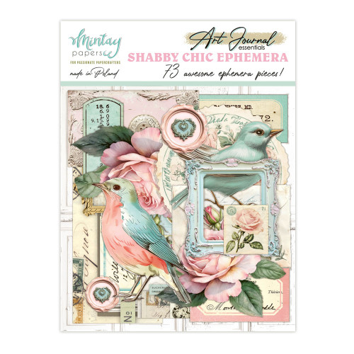 Mintay: Art Journal Ephemera Pack, Shabby Chic