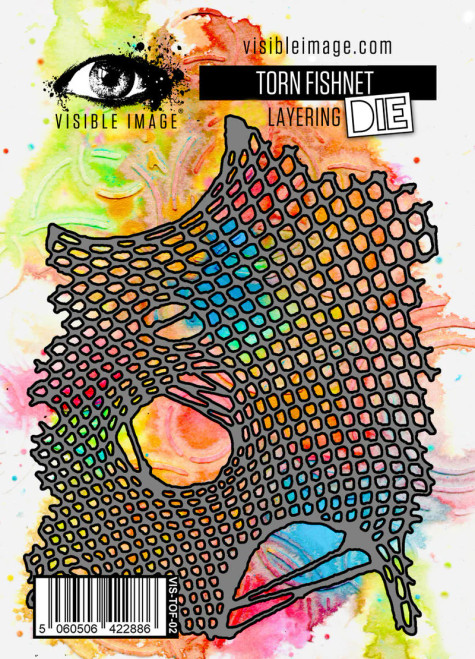 Visible Image: Torn Fishnet Layering Die