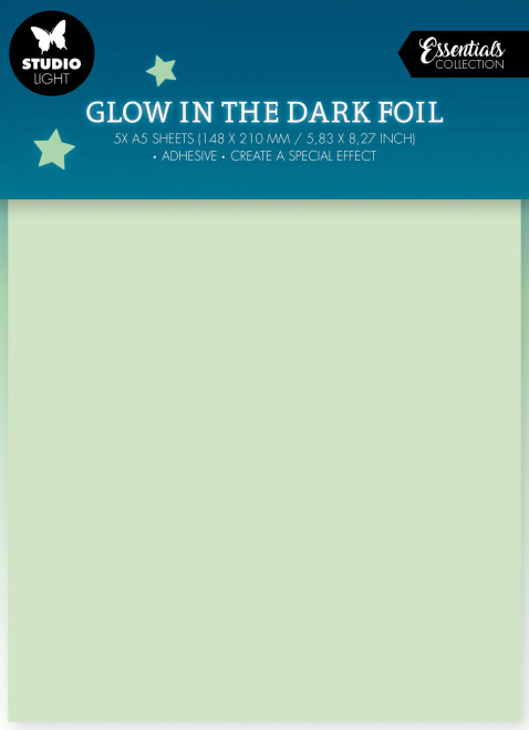 Studio Light: SL Glow In The Dark Foil Essentials 148x210x3mm 5 SH nr.01