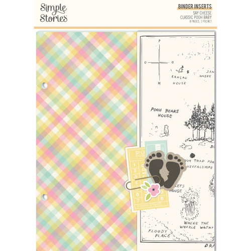 Simple Stories: 6X8 Binder Inserts, Say Cheese Classic Pooh Baby