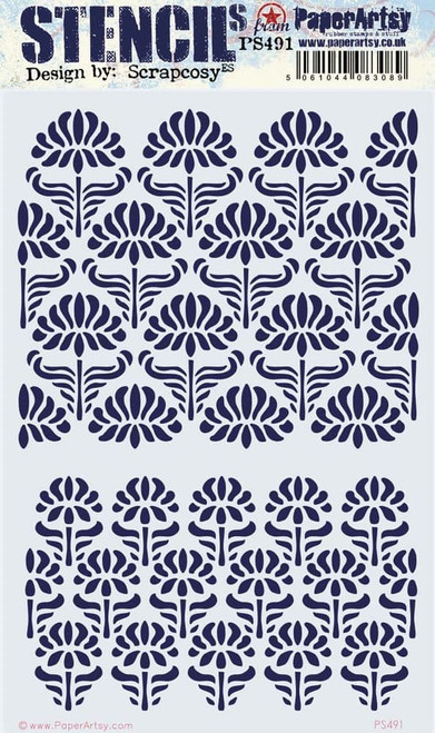 Paper Artsy: Stencil 491 Large {Scrapcosy}