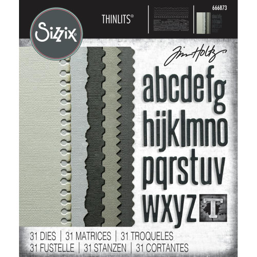 Sizzix: Tim Holtz Thinlits Die Set - Vault Edges