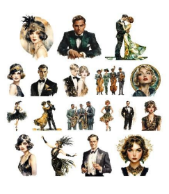 Simply Stated: Ephemera, Gatsby's Gala - Characters