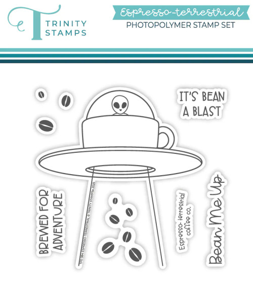 Trinity Stamps: 3x3 Stamp Set, Espresso-Terrestrial