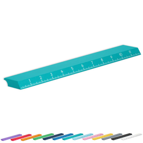 Glassboard Studio: MegaMag Rulers 12" - Seaside Teal