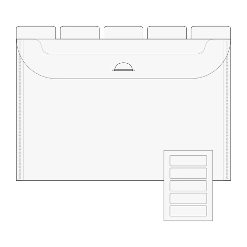 The Organized Option 9x6 Flip Flap Pocket 10pk