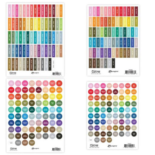 Tim Holtz: Distress Label Assortment Sheets- White