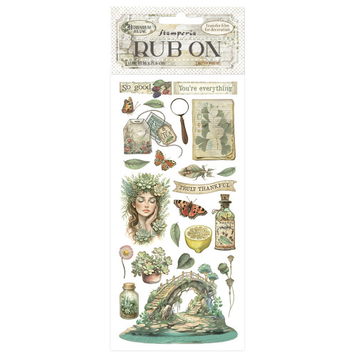 Stamperia: Rub-On, Herbarium Silvae - Bridge