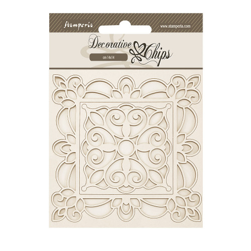 Stamperia: Decorative Chips, Herbarium Silvae - Frames