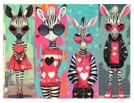 Simply Stated: Zebra Love Bookmark