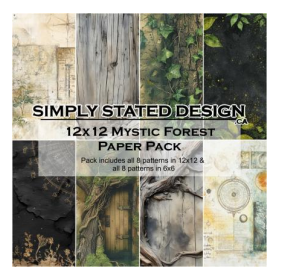 Simply Stated: 12x12 Mystic Forest Paper Pack