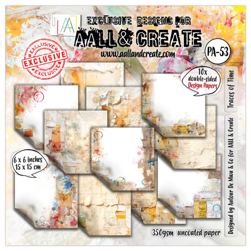 Aall & Create: 6x6 Design Paper,  Traces Of Time