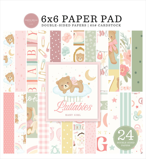 Echo Park: 6X6 Paper Pad, Little Lullabies Baby Girl