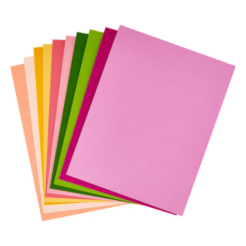 Spellbinders: Blooms ColorWheel Cardstock Assortment 8.5 x 11" - 10 Sheets
