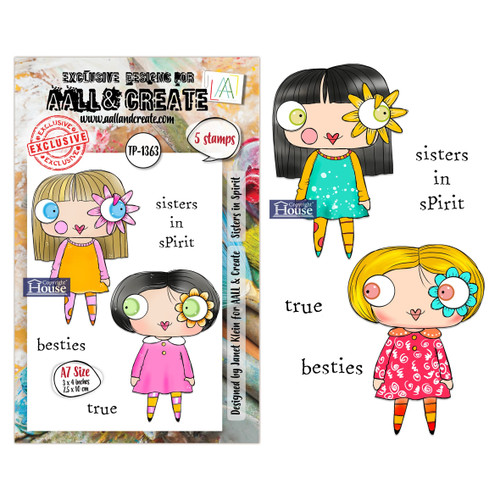Aall & Create: A7 Stamp Set, Sisters In Spirit #1363