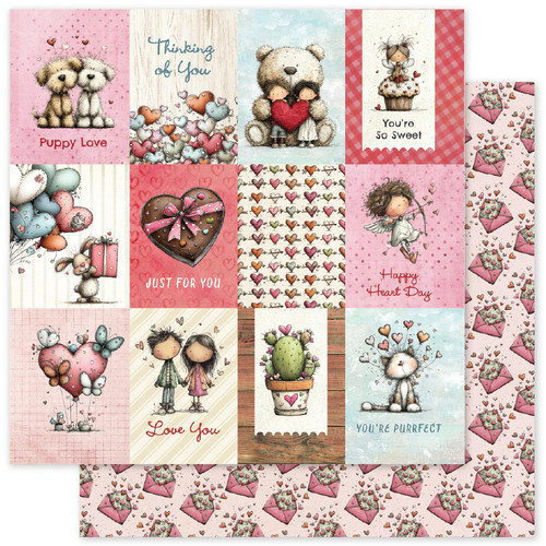 Paper Rose: 12X12 Patterned Paper, Love & Daydreams C
