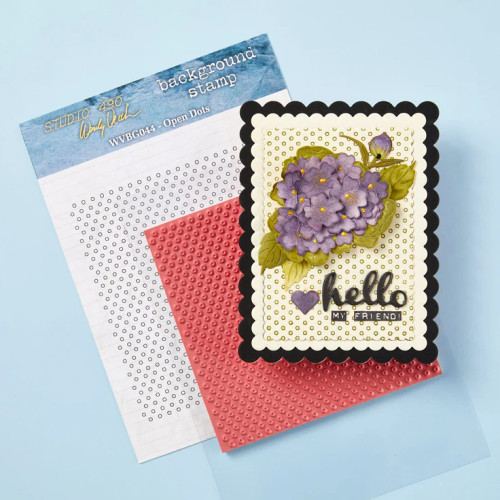 Stampers Anonymous :Wendy Vecchi Background Stamp - Open Dots