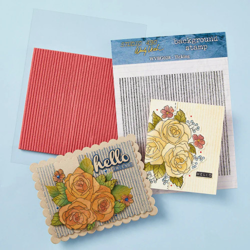 Stampers Anonymous: Wendy Vecchi Background Stamp - Ticking